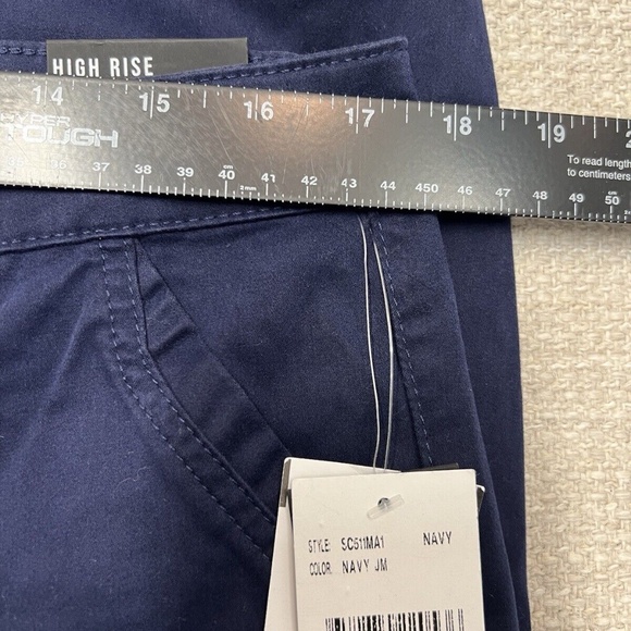 Kut From The Kloth Jogger Pants High Rise Crop Cargo Pockets Zip Ankles Blue 14 - Picture 12 of 16